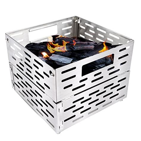 charcoal box steel|charcoal basket for offset smoker.